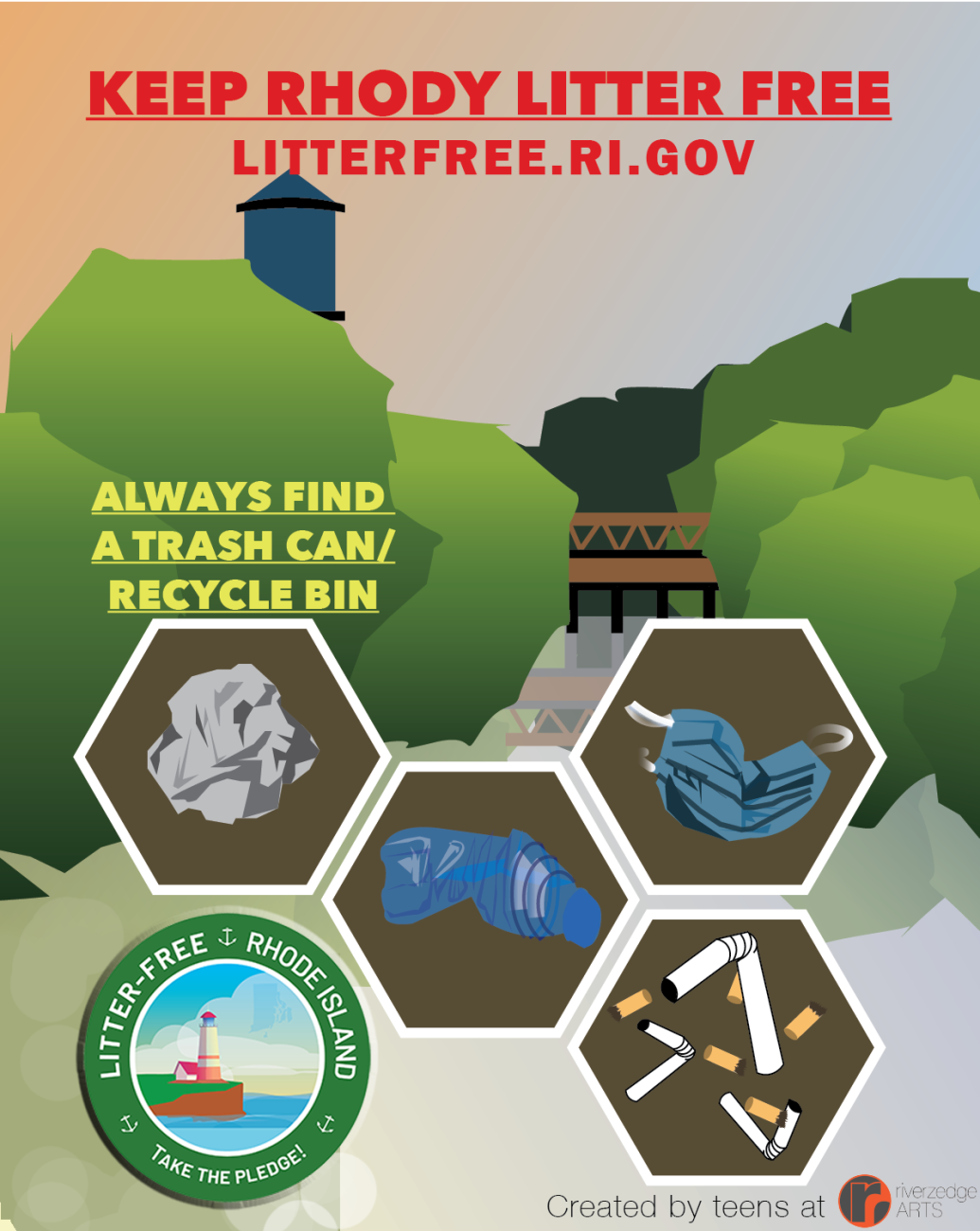 Litter free rhode island spring 2025 cleanup and beautification