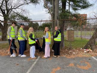 Providence College & Keep Blackstone Valley Beautiful Cleanup Event