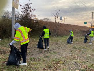 Providence College & Keep Blackstone Valley Beautiful Cleanup Event