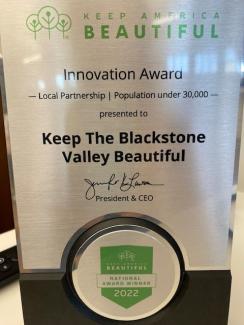 award for keep Blackstone valley beautiful 