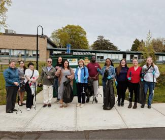 Cleanup group photo